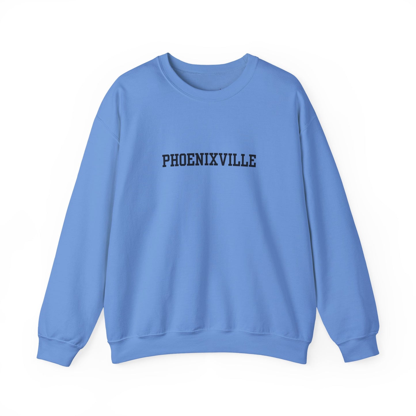 Phoenixville Collegiate Font Unisex Crewneck Sweatshirt