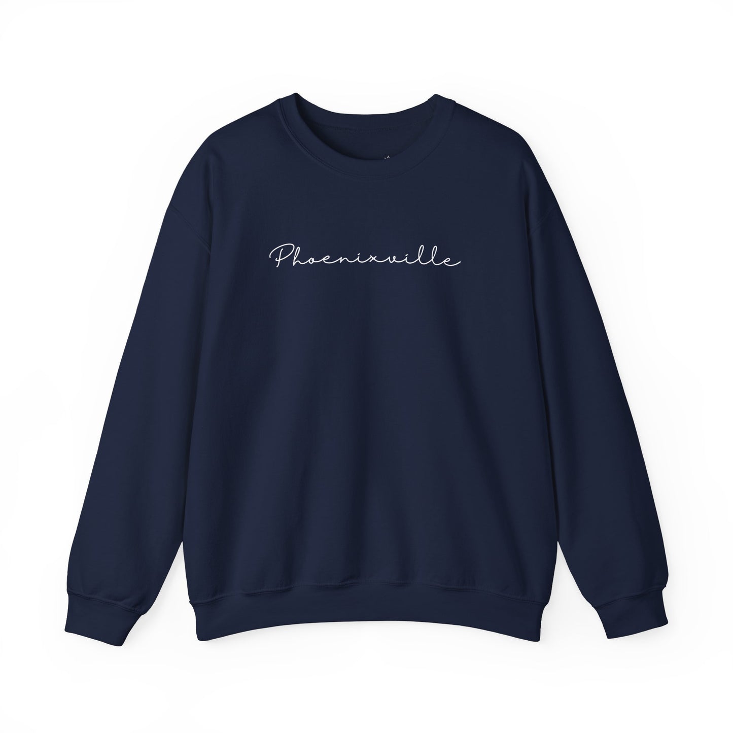 Phoenixville Cursive Unisex Crewneck Sweatshirt