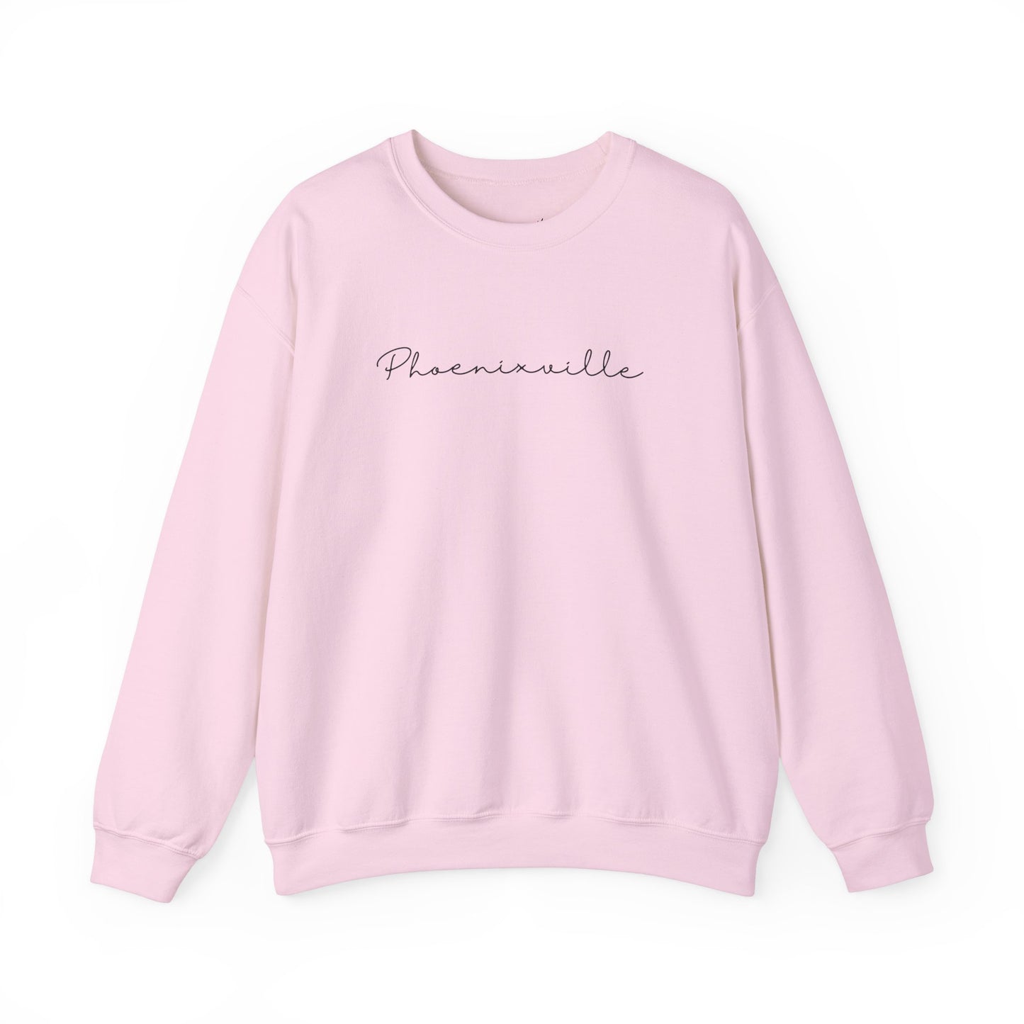 Phoenixville Cursive Unisex Crewneck Sweatshirt