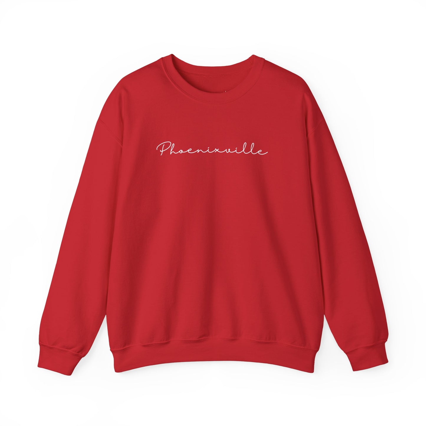 Phoenixville Cursive Unisex Crewneck Sweatshirt