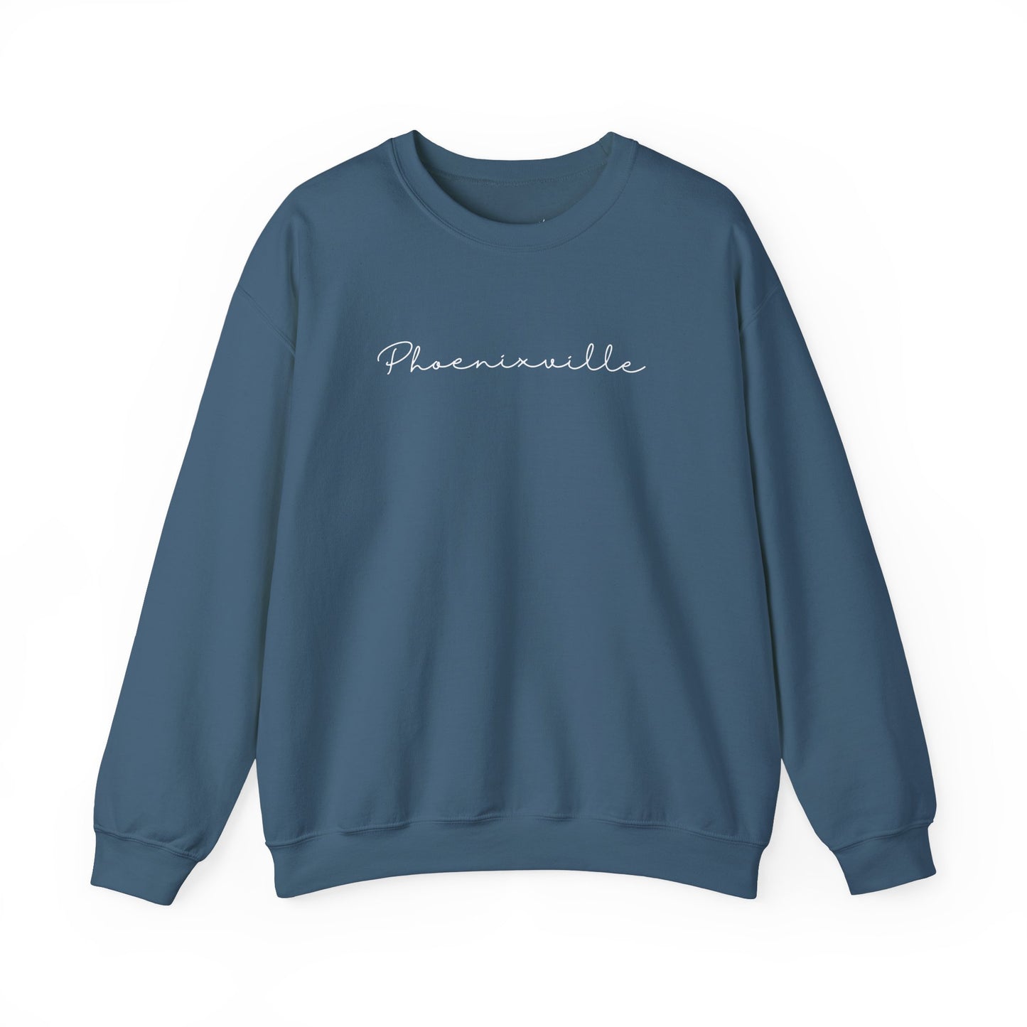 Phoenixville Cursive Unisex Crewneck Sweatshirt