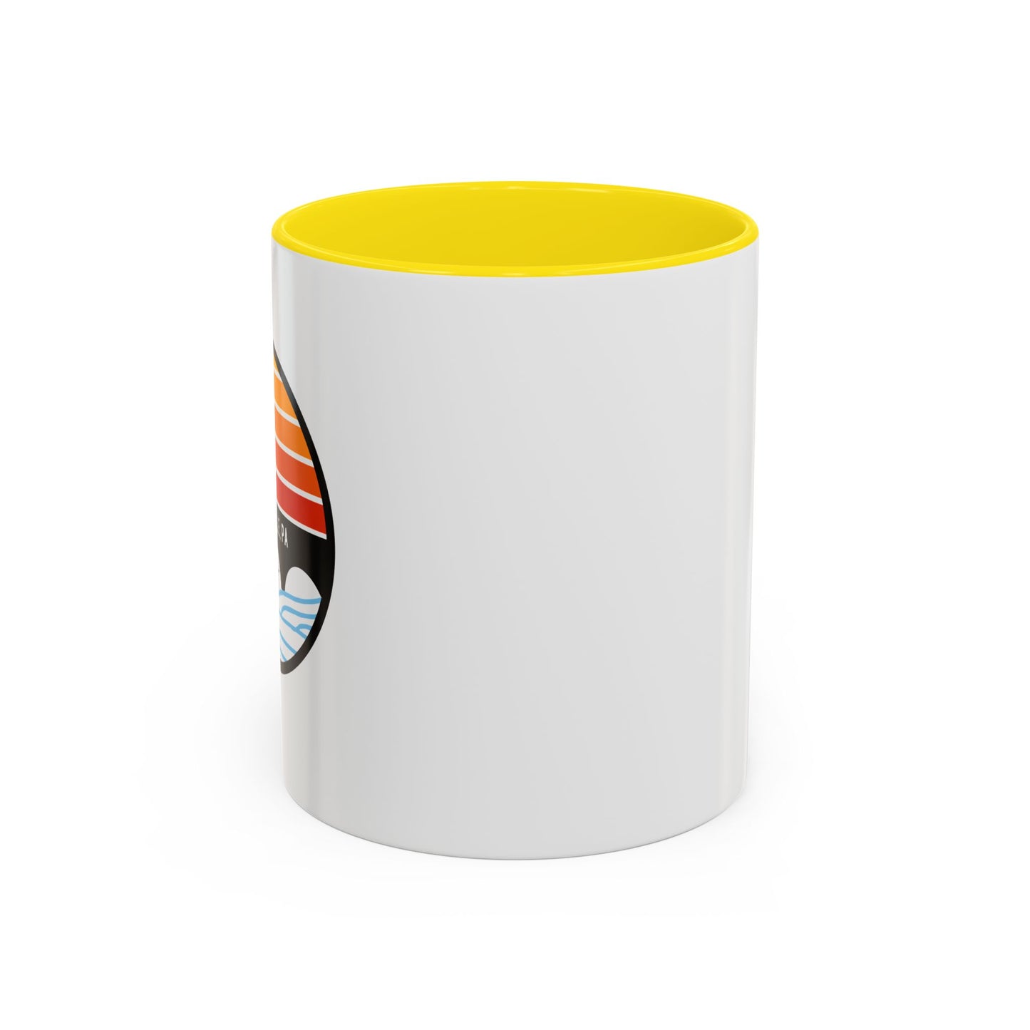 Schuylkill Sunset Accent Coffee Mug - Multiple Color Options