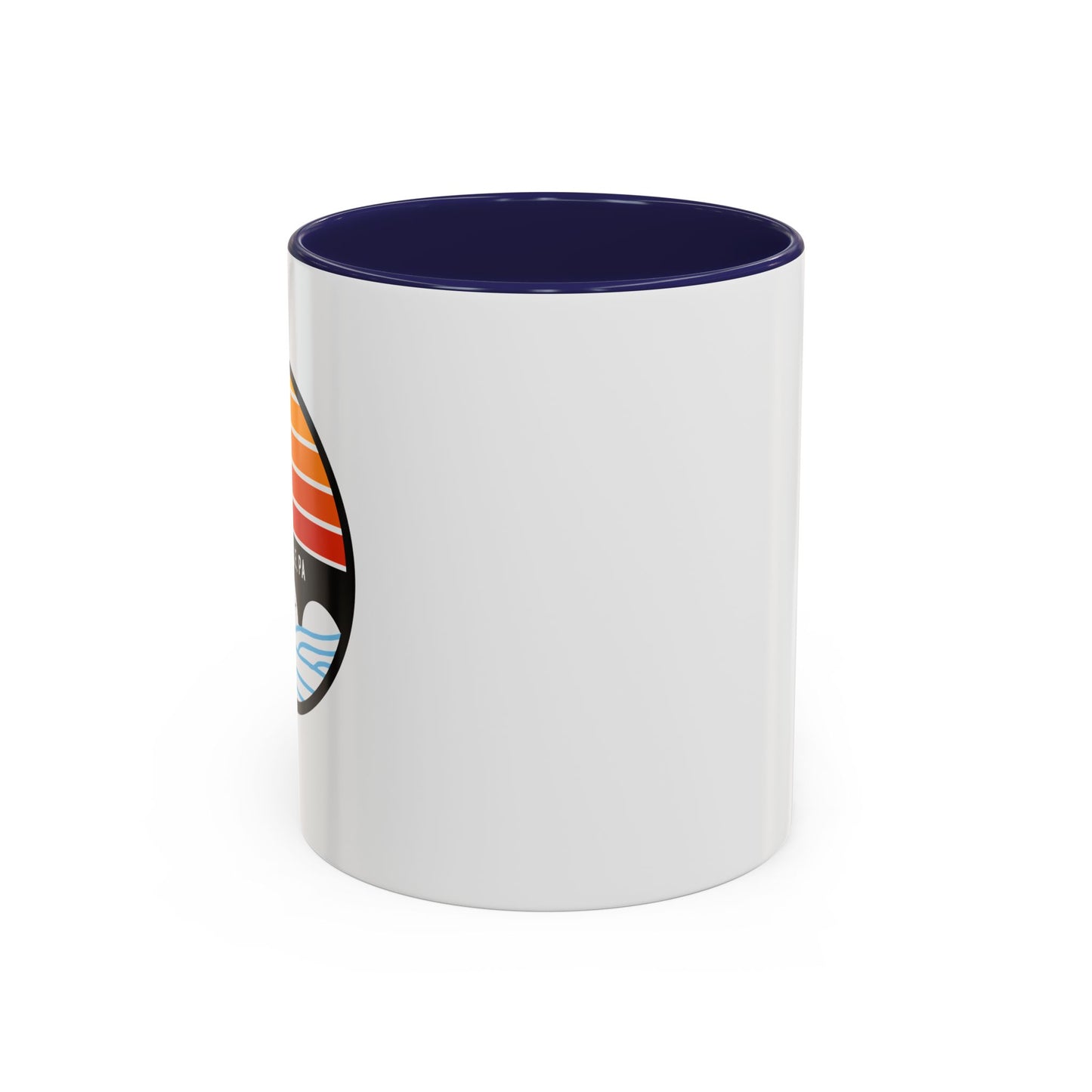 Schuylkill Sunset Accent Coffee Mug - Multiple Color Options