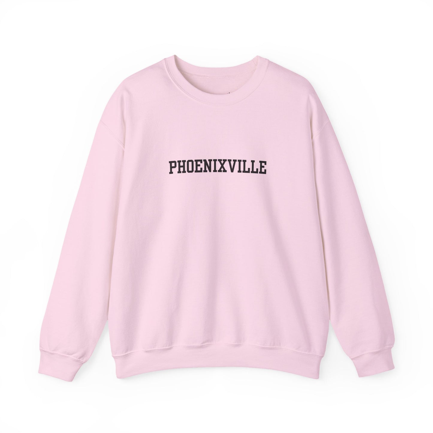 Phoenixville Collegiate Font Unisex Crewneck Sweatshirt