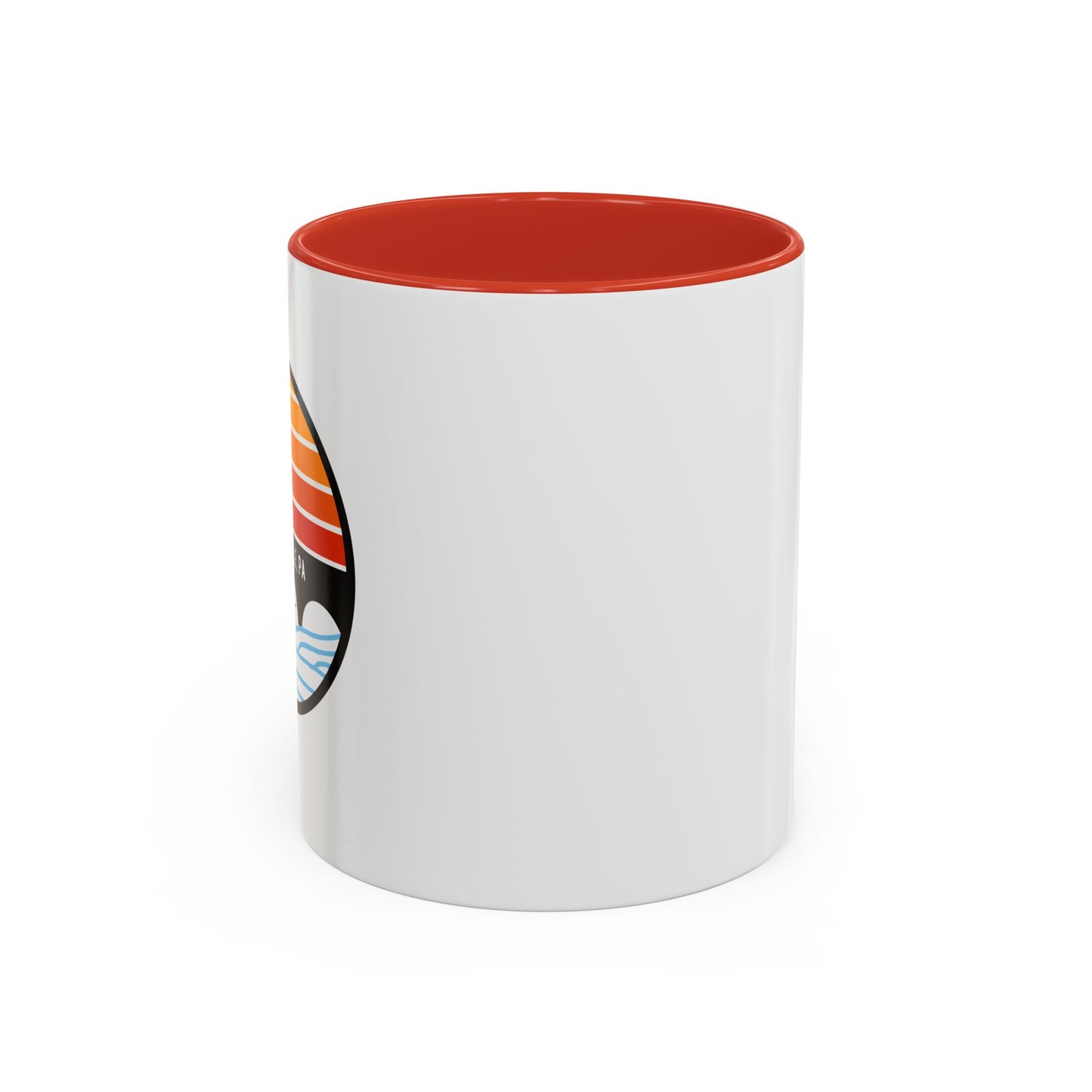 Schuylkill Sunset Accent Coffee Mug - Multiple Color Options