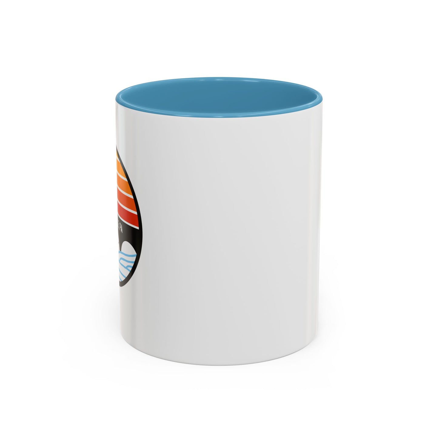 Schuylkill Sunset Accent Coffee Mug - Multiple Color Options