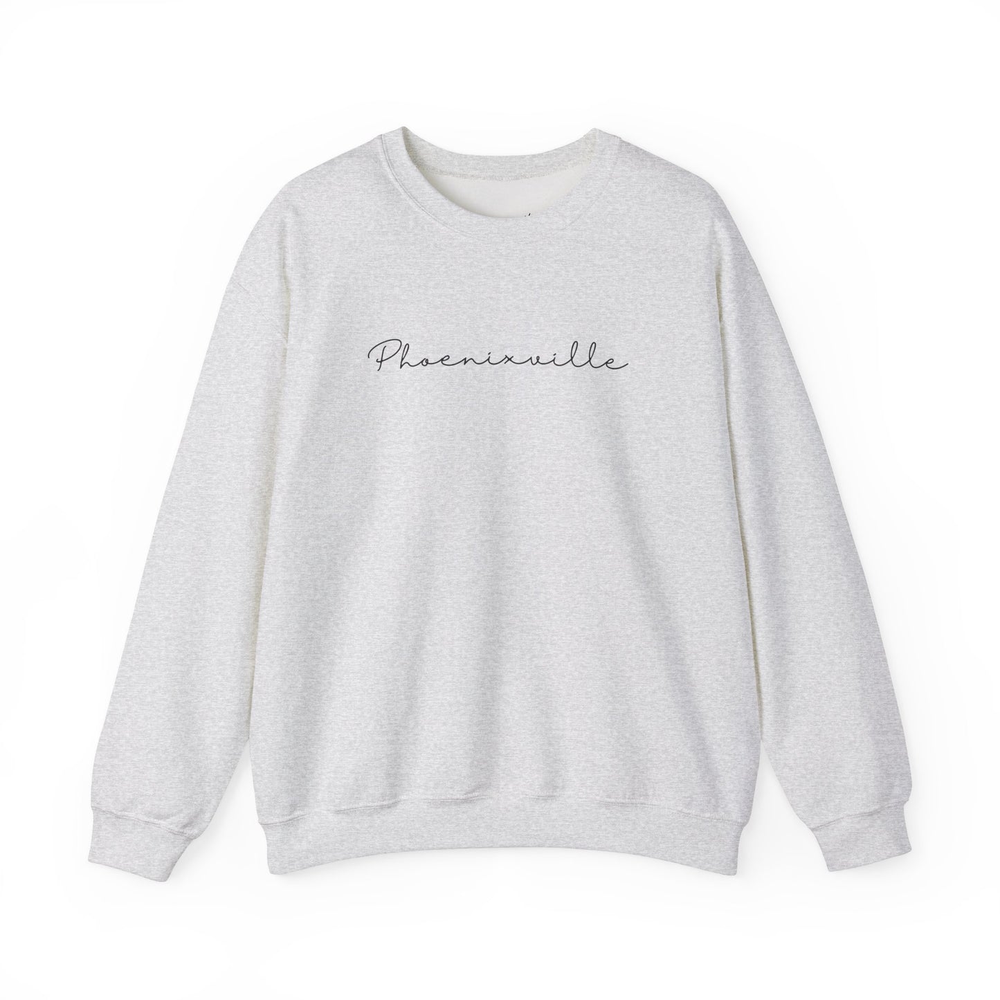 Phoenixville Cursive Unisex Crewneck Sweatshirt