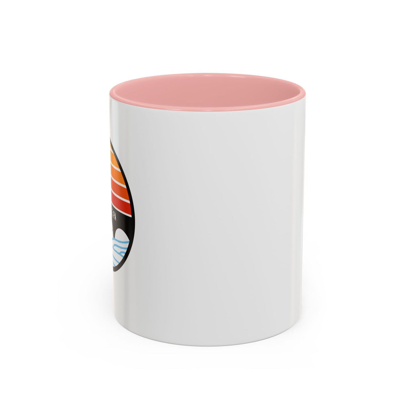 Schuylkill Sunset Accent Coffee Mug - Multiple Color Options
