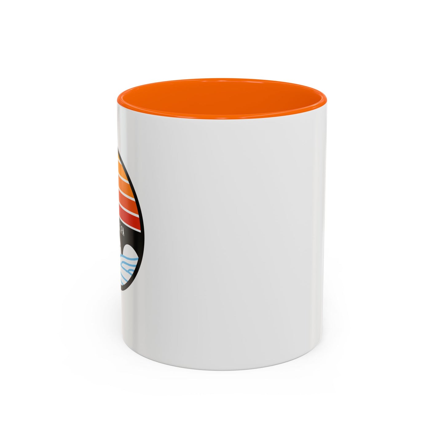 Schuylkill Sunset Accent Coffee Mug - Multiple Color Options