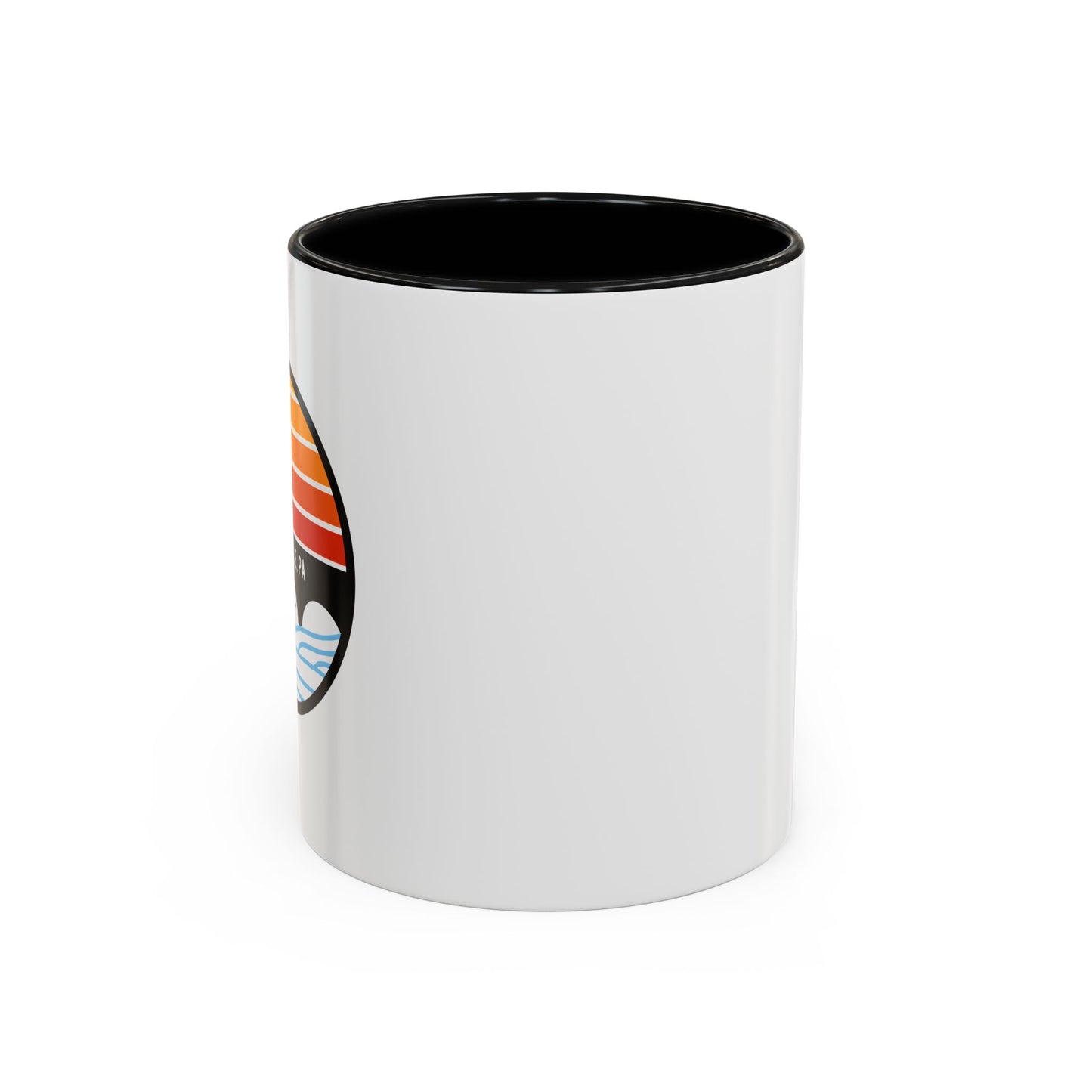 Schuylkill Sunset Accent Coffee Mug - Multiple Color Options