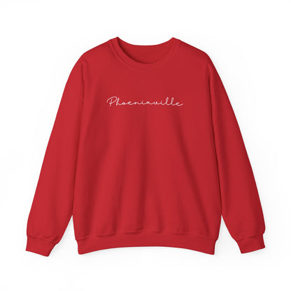 Phoenixville Cursive Unisex Crewneck Sweatshirt