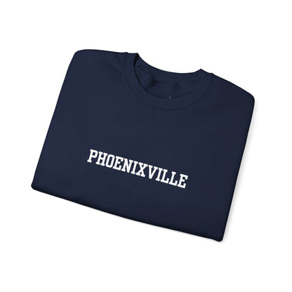 Phoenixville Collegiate Font Unisex Crewneck Sweatshirt