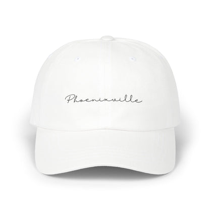 Cursive Phoenixville Classic Dad Cap
