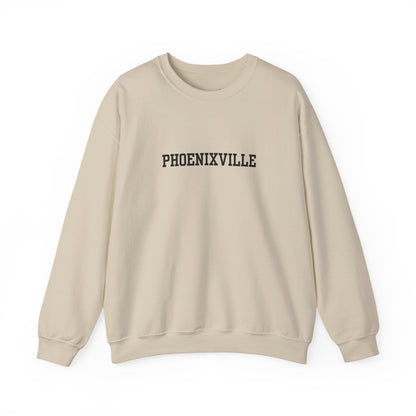Phoenixville Collegiate Font Unisex Crewneck Sweatshirt