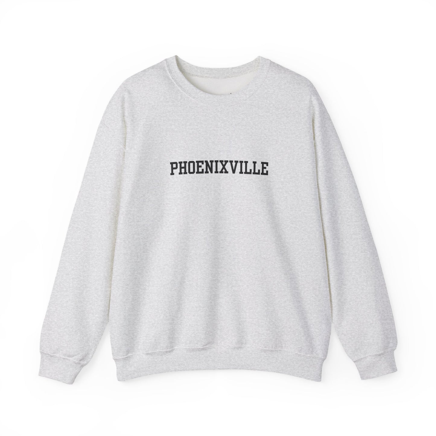 Phoenixville Collegiate Font Unisex Crewneck Sweatshirt