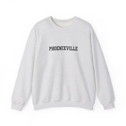 Phoenixville Collegiate Font Unisex Crewneck Sweatshirt