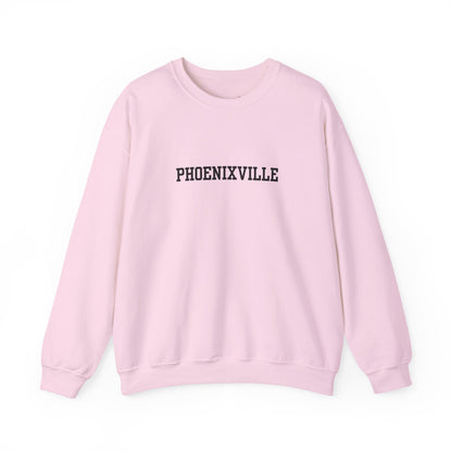 Phoenixville Collegiate Font Unisex Crewneck Sweatshirt
